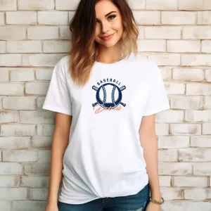 "Baseball In The D" Relaxed Fit Crew Unisex T-Shirt