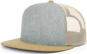 Richardson Wool Blend High Crown Mesh Back Heather Amber Birch